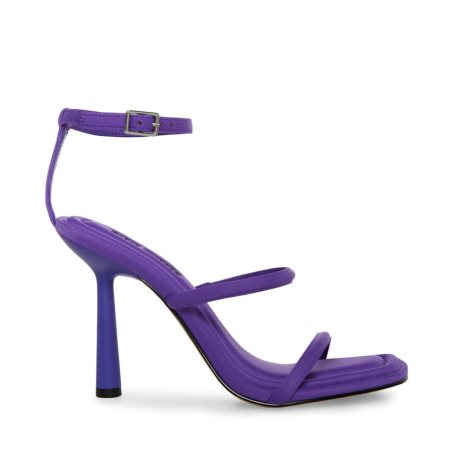 Purple Steve Madden Briella Women's Heels Sandals | NUPSW7853