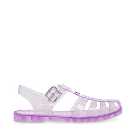 Purple Steve Madden Bryn Women's Flat Sandals | DJEHO6928