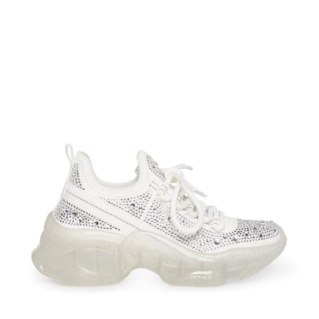 Silver Steve Madden Jmaximar Kids' Sneakers | LGTVB0643