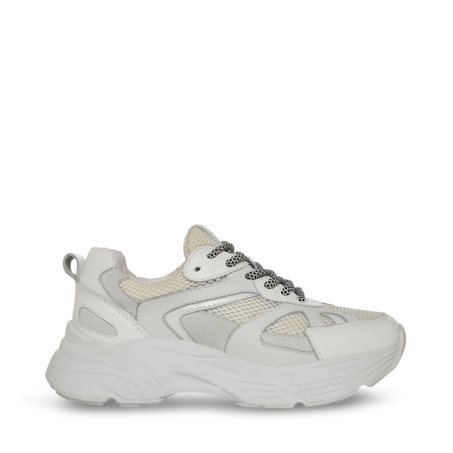 White Steve Madden Dia Women's Sneakers | CZDKH9712