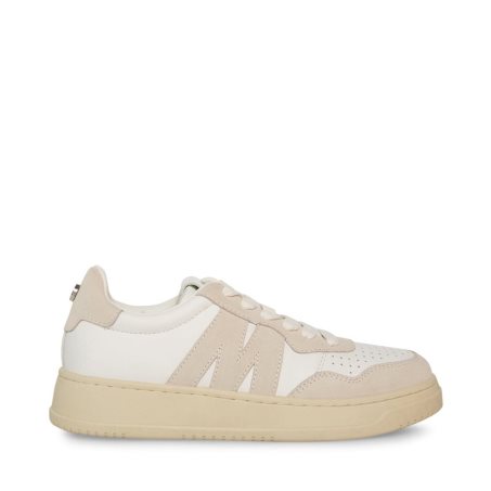 White Steve Madden Jazz Women's Sneakers | XGZAI2570