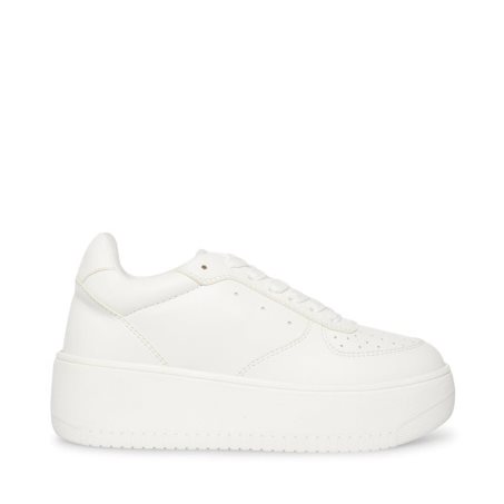 White Steve Madden Rocket Women's Platform Shoes | TFPIL7214