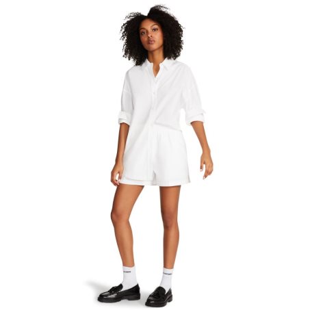 White Steve Madden Tish Women's Shorts | FDVNK9702